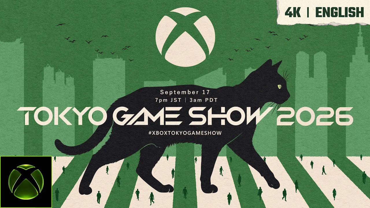 Palco oficial da apresentação Xbox na Tokyo Game Show 2026