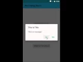 How To Implement Alert Dialogs In Android Demo