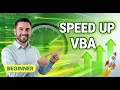 Speeding Up Your VBA Code Optimize Excel VBA Performance VBA for Beginners