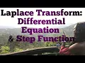 Laplace Transform Differential Equation and Unit Step Function