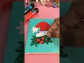 how to draw santa hat with tissue paper santa hat