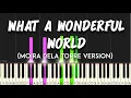 Download Lagu What a Wonderful World by Louis Armstrong (Moira version) synthesia piano tutorial + sheet music