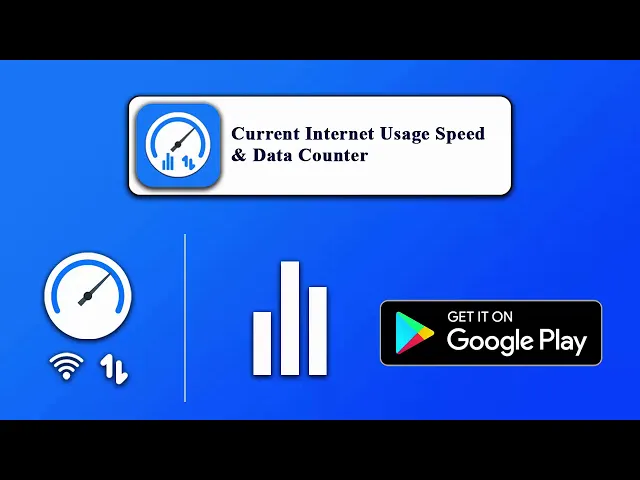Current Internet Usage Speed &amp; Data Counter