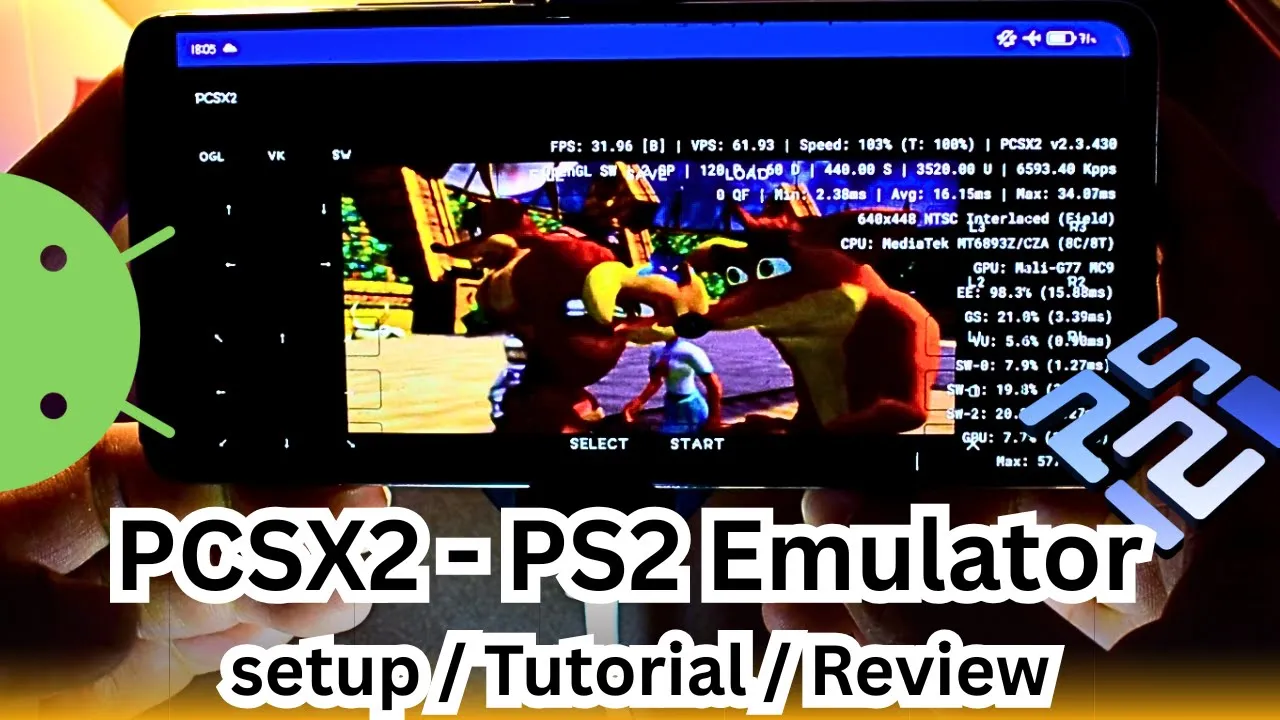 PCSX2 - Playstation 2 Emulator android Setup Guide / Tutorial / Review