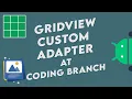 Android GridView Tutorial with Java Custom Adapter ImageView OnClickListener