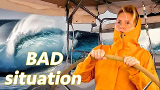 HORRIBLE Sail- Everything’s broken!! 😥(Calico Skies Sailing, Ep 208)