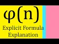 Explicit Formula for Euler s Totient Function
