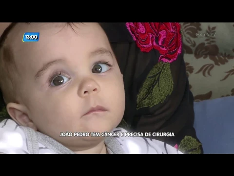 Bebê de nove meses precisa de cirurgia urgente para se tratar de câncer no cérebro