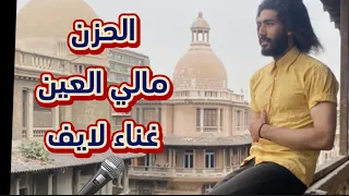 الحزن مالي العين 