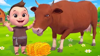 Em Đi Chăn Bò  - Nhạc Thiếu Nhi Sôi Động Cho Bé Ăn Ngon - Hoạt Hình Thiếu Nhi Nông Trại