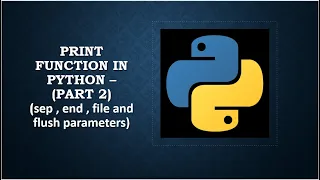 Print function in python - part 2
