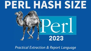 Perl Programming - Hash Size 2023