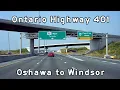 Ontario Highway 401 - Oshawa to Windsor