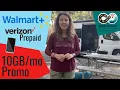 Walmart Verizon Prepaid Promo 10GB Bonus Data on Smartphone Plan