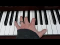How to play a B flat Major 7 Chord on piano