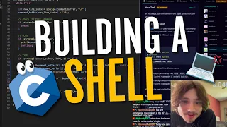Building a Shell in C From Scratch - Ep 1 REPL Tokens Built-in Commands echo exit etc