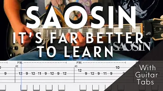 saosin it s far better to learn cover guitar tabs on screen 