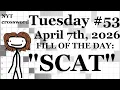 Tuesday 26 ACROSS ONLY CHALLENGE - NYT Crossword with Sam