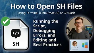 How to Open SH Files Terminal or Git Bash