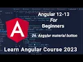 Class 23 Angular material button Angular Tutorial For Beginners in Hindi 2023