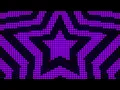 4K 1 Hour Purple Star Tunnel Y2K Colorful Aesthetic LED Lights Background Screensaver
