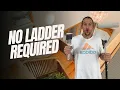 How To Paint High Walls Without A Ladder