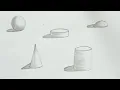 Basics of drawing 2D 3D shapes How to shade basic forms shapes step by step Laiba s Sketchbook