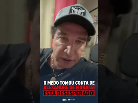 O MEDO TOMOU CONTA DE ALEXANDRE DE MORAES! ESTA DESESPERADO!