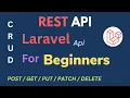 Laravel REST Api For Beginners Rest API Laravel Laravel CRUD Api Laravel Api in HINDI