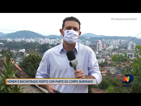 Homem é encontrado morto com parte do corpo queimado em São Bento do Sul