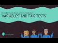GCSE Science Subject-specific Vocabulary Variables and Fair Tests