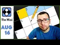 a small crossword - NYT Mini WEDNESDAY August 16