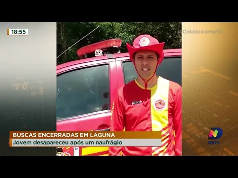 Bombeiros encerram buscas por corpo em Laguna