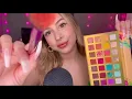 Download Lagu ASMR doing your spring makeup fast & aggressive, mouth sounds 🌷🌸💐