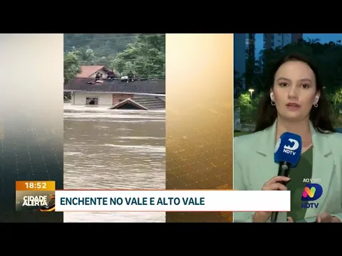 Blumenau enfrenta sexta enchente do ano: situação preocupante na cidade