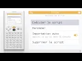 How do I edit and run a script