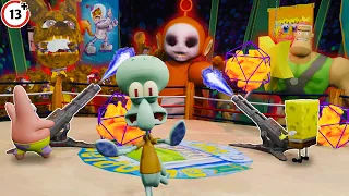 (NOT FOR KIDS) SpongeBob BECOMES the BOSS FIGHT in Gigas VR!