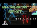 Last Tip Buffs before you Start your Diablo 4 Journey stream update