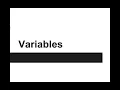 Variables