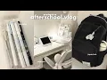 productive afterschool vlog studying realistic hangout japan haul