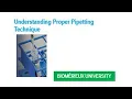 Understanding Proper Pipetting Technique