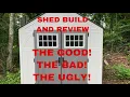 SUNCAST TREMONT 8x10 SHED BUILD AND PRODUCT REVIEW