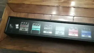 Use a Baseball Bat Trophy Case as a Guitar Pedal Display Case - DOD
