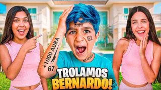BERNARDO TENTOU FARMAR AURA COM AS IRMÃS PINA E CAIU NA TROLAGEM 