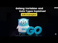 Golang Variables and Data Types Explained with Examples