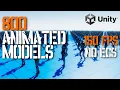 Bake Your Animations to Greatly Improve Performance For Some Use Cases Unity Tutorial