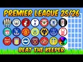 Lagu Beat The Keeper - Premier League 2025/26 - Algodoo Marble Race