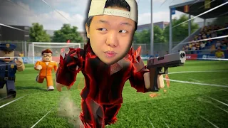 MAIN SEPAKBOLA TAPI BISA MAKE SENJATA?😂😂| Roblox Illegal Soccer