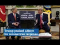 Trump praised Texas governor for coronavirus response