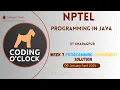 NPTEL Programming In Java Week 7 Programming Assignment Solution January - April 2025 IIT Kharagpur